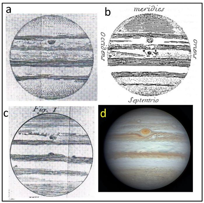 The Great Red Spot was probably created in the early 1800s